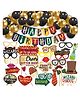 Wobbox Happy Birthday Props Happy Birthday Banne Harry Potter Theme Decoration Items Multi Color -Pack Of 50