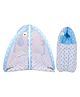 Toddylon Baby Bedding for New Born Play Gym Bed & Sleeping Bag -  Blue