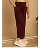 Mini & Ming Solid    Winter Trouser Pant - Plum