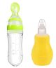 Enorme Baby Silicone Yellow Nose Cleaner Nasal Aspirator and Silicone Easy Squeezy Spoon Food Feeder