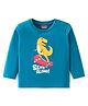 Babyhug 100% Cotton Knit Full Sleeves T-Shirt Dino Graphics - Teal