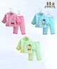 Fareto Winter Wear Clothing Set Shirts and Pyjama Pack of 3 - Multicolour