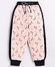 CUTOPIES Flamingos & Polka Dot Printed Pant - Peach