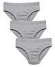 Charm n Cherish Pack Of 3 Solid Briefs - Grey