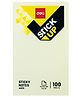 Deli EA00553 Sticky Notes, 100 Sheets, 70 gm, 76 X 126 mm, Pack of 1