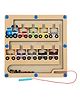 Magnetic Color and Number Maze Board Puzzle Counting Matching and Fine Motor Skills Activity Toy for Toddlers- Train