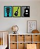 999Store Modern Art Kids Painting For Wall Decor - Guitar Different Angle