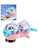 FunBlast Transparent Duckling Toy with Flashing Lights and Music  Multicolor