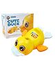 FunBlast Cute Duck Toy with Flashing Lights and Music  Yellow