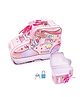 FunBlast Shoes Shaped Piggy Bank with Lock and Key for Kids (Sweet)