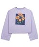 My Milestones Full Sleeves Flower Printed Drop Shoulder Top - Lavender
