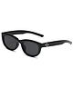 SYGA Style Retro Cat-Eye Sunglasses For Women, Anti-UV Sunglasses Women's Personality Glasses (Black)