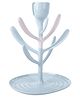THE LITTLE LOOKERS Bottle Drying Rack, Portable Bottle Dryer Rack, Easy to Clean,Used for Teats, Cups and Feeding Accessories (Blue)