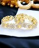 The Pari Set Of 2 Gold-Plated AD-Studded Bangles-5.72 cm diameter