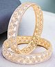 The Pari Set Of 2 Gold-Plated AD-Studded Bangles-6.03 cm diameter