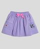 Somersault Satellite Embroidered Skirt - Purple