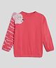 Somersault Full Sleeves Tiger Embroidered Sweatshirt - Pink