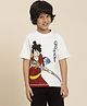 Kidsville Cotton Half Sleeves Anime Featuring One Piece Printed Tee - Off White