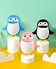 Mihar Essentials Wall Mounted Toothbrush Holder Rack Penguin Shape Toothbrush Organizer Remote Controller Make Up Brush Holder Sundries Box for Home Bathroom- Colour May Vary