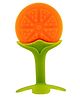 BitFeex Orange Shape Silicone Teether - Orange