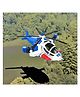 WOW Toys - Delivering Joys of Life  Battery Operated Helicopter Toy, Military Style - Colour as per Stock