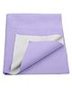 Trance Home Linen Supersoft Soft Baby Dry Sheet for Kids- Large, Purple