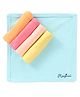 Doodle Poodle 100% Cotton Wash Cloths Pack of 5 L 25 x B 25 cm - Multicolour