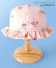 Babyoye Eco Conscious Cotton  Cap Floral Print - Pink
