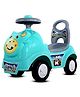Kidsmate Bunny Ride On Car with Music & Horn - Safe and Fun Push Car for Babies, Backrest, Storage, and Big Wheels , Perfect Toddler Ride-On Toy (Sea Green)