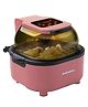 FUMATO 1100W Peek Through Air Fryer (6.8L)- Cherry Pink