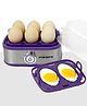 FUMATO 2 in 1 Electric Egg Boiler Machine & Egg Poacher (210W)- Purple