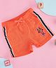 Pantaloons Baby Cotton Cartoon Character Patch Detailed Shorts - Coral