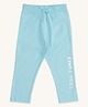 Pantaloons Baby Good Times Text Printed Track Pant - Light Blue