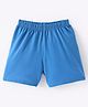 Ollypop Sinker Knee Length Solid Shorts - Royal Blue