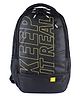 Gear Keep it Real Backpack Black Yellow - 19 Inches
