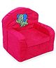 Luvely We Play Kids Sofa Chair Elephant Patch - Dark Pink 