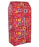 Luvely Teddy Print Kids Almirah - Red