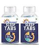 DR. MOREPEN Sleep Tabs Melatonin 5mg Sleeping Tablets for Stress Free Sleep & Calmness - 60 Veg Tablets Pack of 2