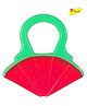 Joy Buzz Non-Toxic Food-Grade Silicone Baby Teether BPA-Free for Pain-Relief Easy Teething Watermelon - Red