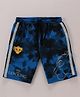 Pine Kids Disney Terry Above Knee Length Tie & Dye Shorts With Lion King Graphics - Blue