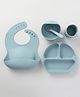 Silicone Feeding Set - Blue