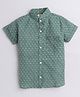 Aww Hunnie 100% Cotton Half Sleeves Jaipuri Printed Shirt - Green