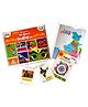 Learning Dino 3-in-1 India Kit with India GK Picture Book For Kids and India: States & Union Territories Flashcards with India Map, English