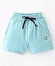 Fido Single Jersey Smiley Printed Shorts - Sea Green
