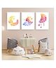 Outfit Collections Modern Art Kids Painting For Wall Décor - Cute moon and starts