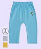 Pantaloons Baby Pack Of 3 Sun & Summer Time Text Printed Track Pants - Multi Colour