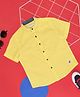 Pantaloons Junior Half Sleeves Solid Shirt - Yellow
