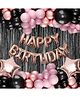 Surprise Decor Rose Gold, Pink & Black Birthday Theme Birthday Decoration for Boys, Girls, - Rose, Black & Pink Birthday Decorations -
