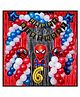 Surprise Decor 6th Happy Birthday Decoration Items Spider Theme Combo Pack of 57 Pcs for Boys, Girls, Kids Spider Theme Birthday Party Decorations, Spider Balloons For Birthday Decorations