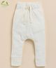 Cot & Candy Organic Cotton  Ribbed Leggings - White